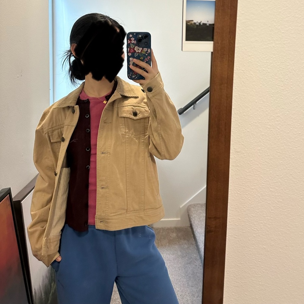 Lauren Ralph Lauren Women's Tan Jean Jacket